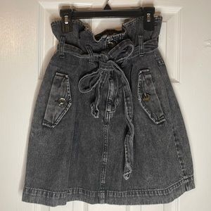 Who What Wear, Black Jean Skirt, Size 2, great skirt